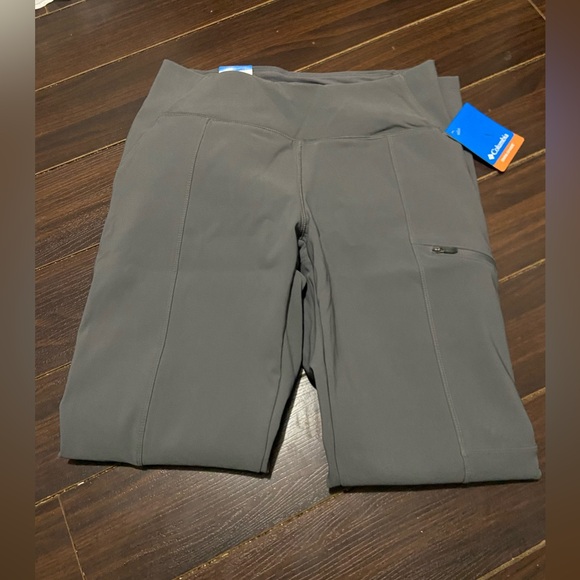 Columbia Women's Omni Shade Fleece Lined Pant Straight Leg M Gray - Picture 15 of 16